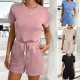 Diyun's European and American cross-border trade women's clothing Amazon 2024 Spring/Summer top, casual and elegant solid color short jumpsuit Diyun's European and American cross-border trade women's clothing Amazon 2024 Spring/Summer top, casual and elegant solid color short jumpsuit