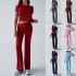 Diyun Cross-border Foreign Trade European and American Women's Clothing 2025 Spring/Summer Elegant Solid Color round neck Urban Casual Fashion Set for women