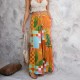 Diyun Cross-border Women's Clothing 2025 Spring/Summer European and American Bohemian vacation Style cotton print Versatile casual pants Diyun Cross-border Women's Clothing 2025 Spring/Summer European and American Bohemian vacation Style cotton print Versatile casual pants