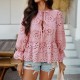 Diyun European and American Cross-border 2025 Spring/Summer Casual Vacation Loose lace-up cardigan Solid Color Cutout top Women's shirt Diyun European and American Cross-border 2025 Spring/Summer Casual Vacation Loose lace-up cardigan Solid Color Cutout top Women's shirt