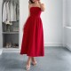 Diyun Cross-border European and American elegant strapless A-line dress for women's clothing 2025 summer independent store on Amazon Diyun Cross-border European and American elegant strapless A-line dress for women's clothing 2025 summer independent store on Amazon