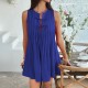 Di Yun's 2025 Spring/Summer cross-border European and American casual vacation style solid color, pleated sleeveless mini dress for children Di Yun's 2025 Spring/Summer cross-border European and American casual vacation style solid color, pleated sleeveless mini dress for children
