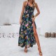 Diyun Cross-border Dress Amazon Spring/Summer 2024 Foreign Trade Casual Vacation Printed halter Floral dress Diyun Cross-border Dress Amazon Spring/Summer 2024 Foreign Trade Casual Vacation Printed halter Floral dress