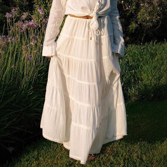 Diyun Cross-border European and American Vacation Casual Style A-line cake Skirt Women's clothing Spring/Summer 2025 Amazon Independent Store Diyun Cross-border European and American Vacation Casual Style A-line cake Skirt Women's clothing Spring/Summer 2025 Amazon Independent Store
