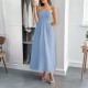 Diyun Cross-border European and American elegant strapless A-line dress for women's clothing 2025 summer independent store on Amazon Diyun Cross-border European and American elegant strapless A-line dress for women's clothing 2025 summer independent store on Amazon