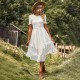 Diyun has developed and designed cross-border fashionable women's clothing for Europe and America. The Amazon big swing dress is elegant, flowing and slimming Diyun has developed and designed cross-border fashionable women's clothing for Europe and America. The Amazon big swing dress is elegant, flowing and slimming