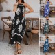 Di Yun's Spring/Summer 2025 Amazon Cross-border Casual Pomixia vacation style contrasting color halter sleeveless dress for women Di Yun's Spring/Summer 2025 Amazon Cross-border Casual Pomixia vacation style contrasting color halter sleeveless dress for women