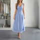 Diyun Cross-border elegant and stylish deep V waist-exposing long dress for women's clothing Spring/Summer 2025 Amazon Independent Store Diyun Cross-border elegant and stylish deep V waist-exposing long dress for women's clothing Spring/Summer 2025 Amazon Independent Store