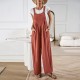 Diyun European and American cross-border women's clothing Amazon solid color Overalls 2023 Summer Export Loose wide-leg one-piece pants Diyun European and American cross-border women's clothing Amazon solid color Overalls 2023 Summer Export Loose wide-leg one-piece pants