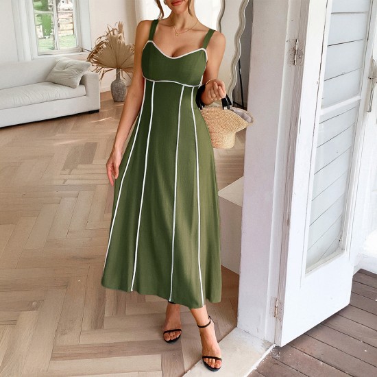 Diyun Cross-border European and American vacation Casual style halter dress for children 2025 Summer Amazon Independent Foreign Trade Station Diyun Cross-border European and American vacation Casual style halter dress for children 2025 Summer Amazon Independent Foreign Trade Station