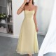 Diyun Cross-border Casual Vacation Mini Halter Slimming Long Dress for Women's wear Spring/Summer 2025 Amazon Independent Store Diyun Cross-border Casual Vacation Mini Halter Slimming Long Dress for Women's wear Spring/Summer 2025 Amazon Independent Store