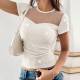 Diyun Cross-border European and American Y2K sexy style round-neck short-sleeved vest T-shirt women's clothing Spring/Summer 2025 Amazon Independent Store Diyun Cross-border European and American Y2K sexy style round-neck short-sleeved vest T-shirt women's clothing Spring/Summer 2025 Amazon Independent Store