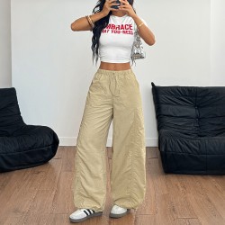Diyun Cross-border European and American casual simple strapless straight-leg trousers for women's wear, Summer 2025 Amazon Independent Store