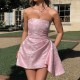Diyun Cross-border European and American party Evening Dress, socialite style strapless dress women's clothing, Spring/Summer 2025 Amazon Export Diyun Cross-border European and American party Evening Dress, socialite style strapless dress women's clothing, Spring/Summer 2025 Amazon Export