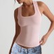 Diyun Cross-border European and American sports yoga Wear small halter vest women's clothing 2025 Summer Amazon Outerwear for women Diyun Cross-border European and American sports yoga Wear small halter vest women's clothing 2025 Summer Amazon Outerwear for women