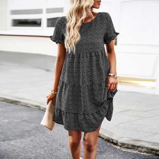 Diyun's European and American cross-border Amazon casual vacation print dress for Spring/Summer 2023, with a unique ranch style Diyun's European and American cross-border Amazon casual vacation print dress for Spring/Summer 2023, with a unique ranch style