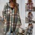 Diyun's European and American cross-border 2025 Spring/Summer Women's Amazon Casual Loose, color-blocking long-sleeved women's hooded coat