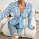 Diyun Cross-border Foreign Trade Women's Top Independent Station 2024 Spring/Summer Sexy and Fitted Long-sleeved Lace Trim top Diyun Cross-border Foreign Trade Women's Top Independent Station 2024 Spring/Summer Sexy and Fitted Long-sleeved Lace Trim top