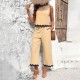Diyun Cross-border European and American women's Clothing Amazon Spring/Summer 2024 Export Casual and Elegant vest, top and long Pants Set Diyun Cross-border European and American women's Clothing Amazon Spring/Summer 2024 Export Casual and Elegant vest, top and long Pants Set
