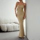 Di Yun designs the 2023 autumn/winter Kardashian ins sexy body-hugging and slimming knitted halter dress for European and American women Di Yun designs the 2023 autumn/winter Kardashian ins sexy body-hugging and slimming knitted halter dress for European and American women