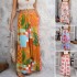Diyun Cross-border Women's Clothing 2025 Spring/Summer European and American Bohemian vacation Style cotton print Versatile casual pants