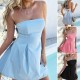 Diyun Cross-border 2025 Summer European and American sexy socialite style strapless backless dress Party Evening dress Women's short skirt Diyun Cross-border 2025 Summer European and American sexy socialite style strapless backless dress Party Evening dress Women's short skirt