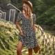Diyun European and American Foreign Trade Amazon French Romantic Dress 2023 Spring/Summer Floral Long and Short sleeves Cake Diyun European and American Foreign Trade Amazon French Romantic Dress 2023 Spring/Summer Floral Long and Short sleeves Cake