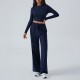 Diyun Cross-border European and American Yoga Exercise long-sleeved top with long Pants Women's Set for Spring/Summer 2025 Amazon Independent Store