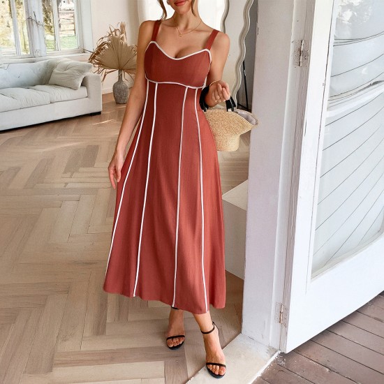 Diyun Cross-border European and American vacation Casual style halter dress for children 2025 Summer Amazon Independent Foreign Trade Station Diyun Cross-border European and American vacation Casual style halter dress for children 2025 Summer Amazon Independent Foreign Trade Station