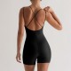 Di Yun's Spring/Summer 2025 cross-border European and American sexy solid color home halter, outdoor slimming jumpsuit, yoga wear and women's clothing Di Yun's Spring/Summer 2025 cross-border European and American sexy solid color home halter, outdoor slimming jumpsuit, yoga wear and women's clothing