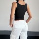 Diyun Cross-border Foreign Trade Amazon European and American Women's Clothing 2024 Spring/Summer Stylish, form-fitting Solid color Knitted halter top Diyun Cross-border Foreign Trade Amazon European and American Women's Clothing 2024 Spring/Summer Stylish, form-fitting Solid color Knitted halter top