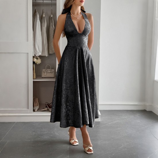 Diyun's elegant European and American evening gowns, halter waisted long dresses, women's wear, Spring/Summer 2025 Amazon Independent Store Diyun's elegant European and American evening gowns, halter waisted long dresses, women's wear, Spring/Summer 2025 Amazon Independent Store