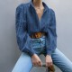 Diyun Amazon Spring/Summer 2025 Foreign trade European and American casual Loose fashion Openwork puffed-sleeve cardigan women's clothing Diyun Amazon Spring/Summer 2025 Foreign trade European and American casual Loose fashion Openwork puffed-sleeve cardigan women's clothing