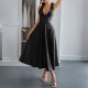 Diyun Cross-border European and American elegant halter and cinched-waist long dress women's clothing 2025 Summer Independent store on Amazon Diyun Cross-border European and American elegant halter and cinched-waist long dress women's clothing 2025 Summer Independent store on Amazon