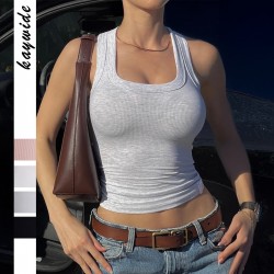 Diyun Cross-border European and American sports yoga Wear small halter vest women's clothing 2025 Summer Amazon Outerwear for women