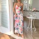 Diyun European and American casual vacation style halter print cake dress Long dress Women's clothing Spring/Summer 2025 Amazon Diyun European and American casual vacation style halter print cake dress Long dress Women's clothing Spring/Summer 2025 Amazon