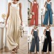 Diyun European and American cross-border women's clothing Amazon solid color Overalls 2023 Summer Export Loose wide-leg one-piece pants Diyun European and American cross-border women's clothing Amazon solid color Overalls 2023 Summer Export Loose wide-leg one-piece pants