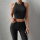 Diyun Amazon Cross-border European and American Women's Clothing 2024 Spring/Summer New sleeveless Slim Sporty Casual set
