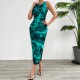 Diyun Foreign Trade Women's Clothing Cross-border Amazon Independent Station 2024 Spring/Summer Stylish, Slimming sleeveless mesh dress