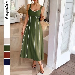 Diyun Cross-border European and American vacation Casual style halter dress for children 2025 Summer Amazon Independent Foreign Trade Station
