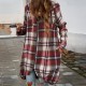 Diyun's European and American cross-border 2025 Spring/Summer Women's Amazon Casual Loose, color-blocking long-sleeved women's hooded coat Diyun's European and American cross-border 2025 Spring/Summer Women's Amazon Casual Loose, color-blocking long-sleeved women's hooded coat